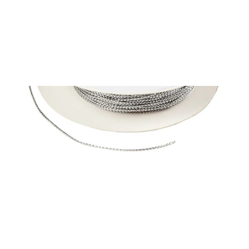 Tråd / snöre 5 M / 0,5 mm, Silver