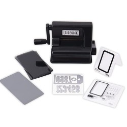 Sizzix Sidekick starter kit Black A7 Maskin 24 delar