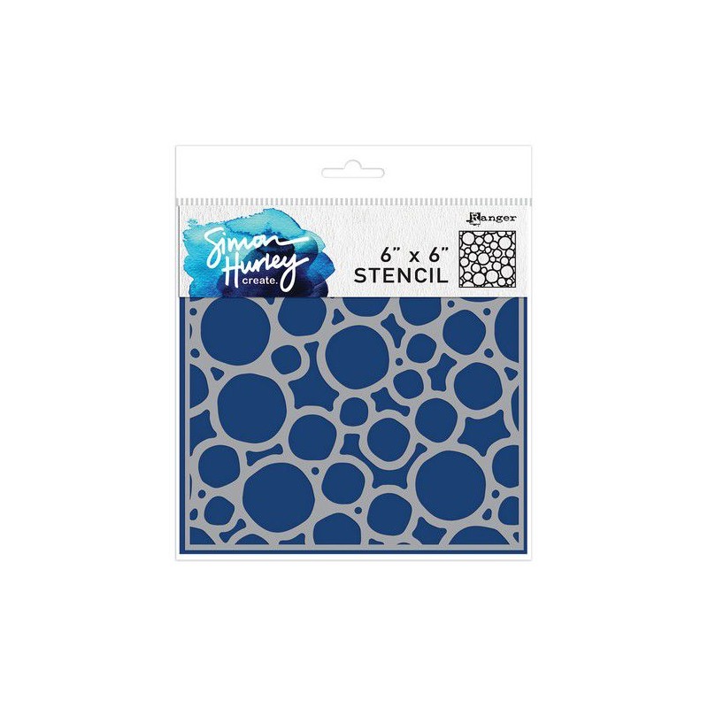 Ranger SH Stencils Warped Circles HUS83399 Simon Hurley