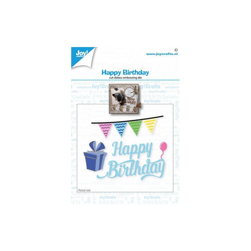 Joy! Crafts Die - Happybirthday 41x74 mm