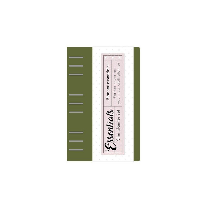 Studio Light Slim Planner Olive Green Essentials nr.04 SL-PES-PLAN04 160x250 mm