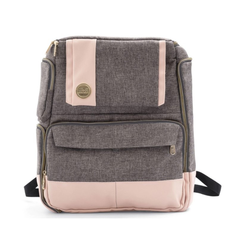 We R Memory Keepers • Crafter's backpack Ryggsäck Gray/pink