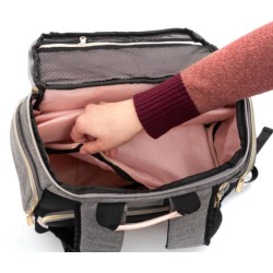 We R Memory Keepers • Crafter's backpack Ryggsäck Gray/pink
