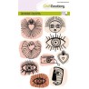 CraftEmotions clearstamps A6 - Trendy icons GB