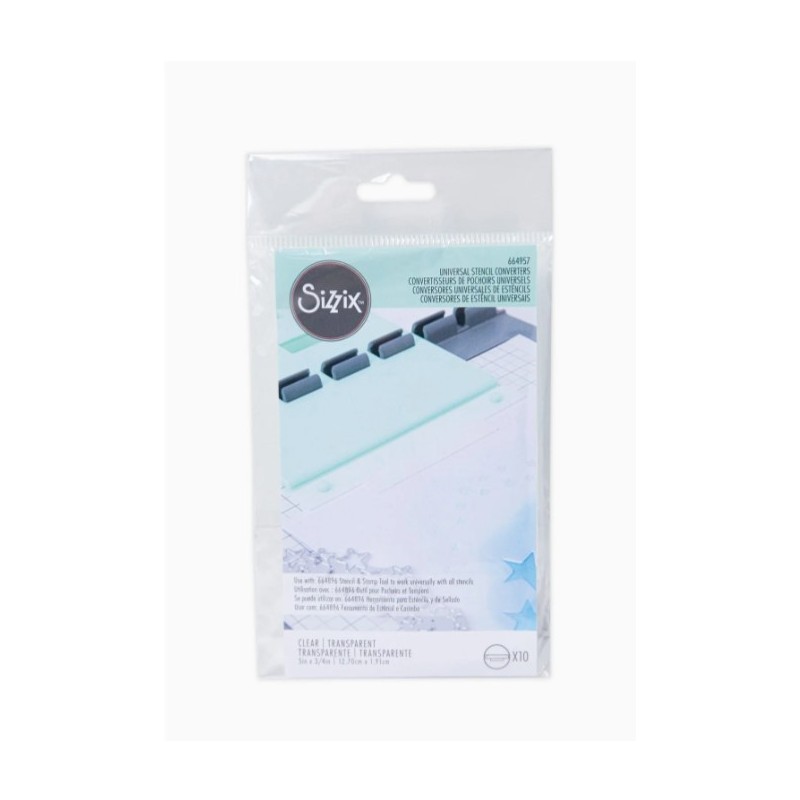 Sizzix • Stencil & Stamp Tool Accessory Universal Stencil Converters 10 pcs