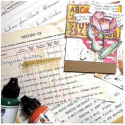 Ranger • Dina Wakley Media Typed Ledgers Set 2 12sheets