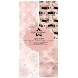 Paper Favourites Slim Card "Rose Wine" PFS093