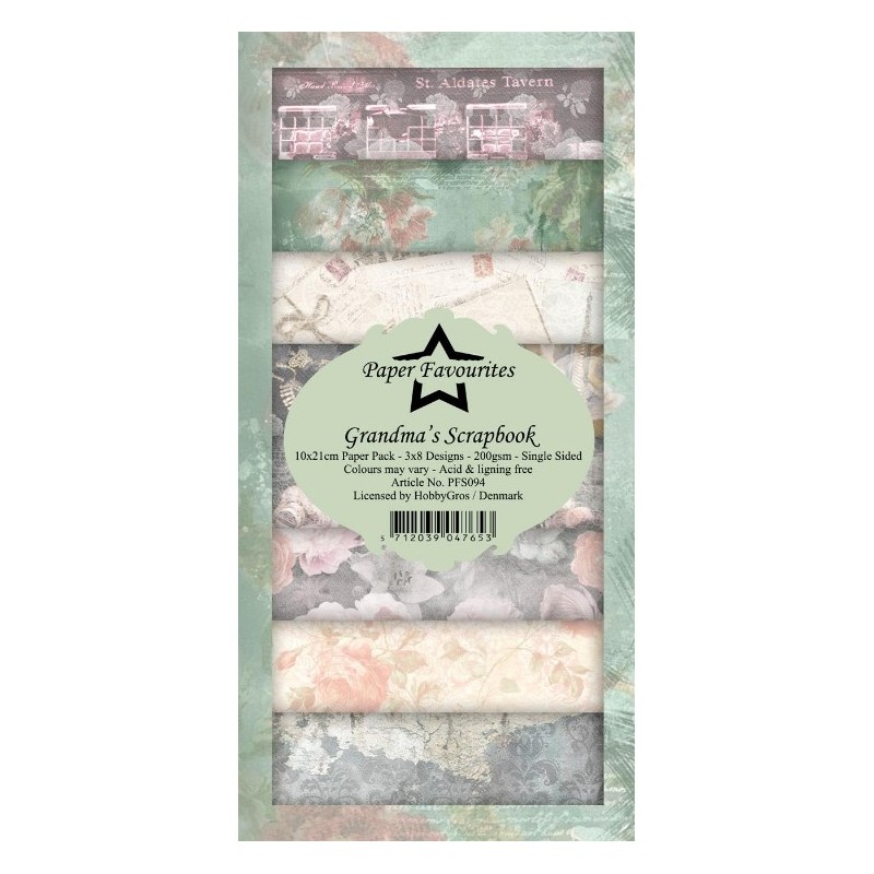Paper Favourites Slim Card "Grandma's Scrapbook" PFS094