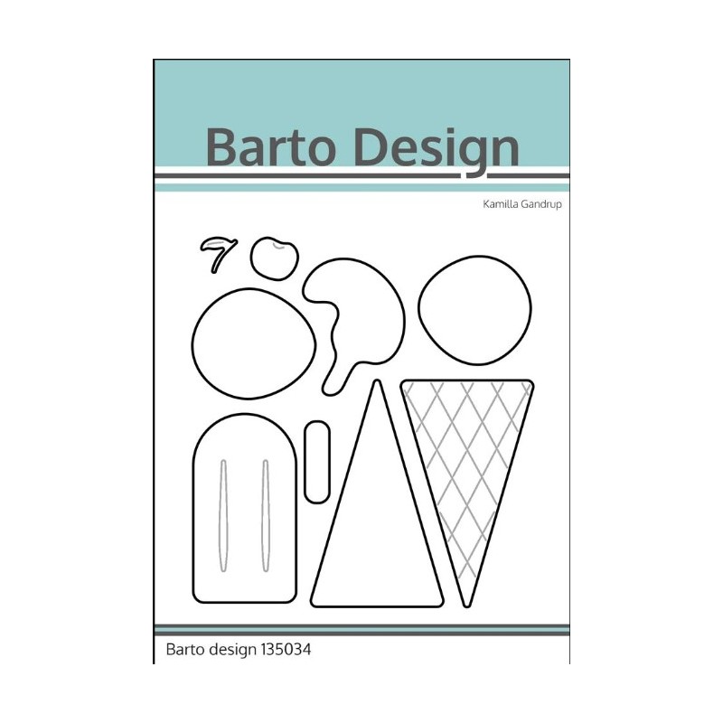 Barto Design Dies "Ice Cream" 9 delar