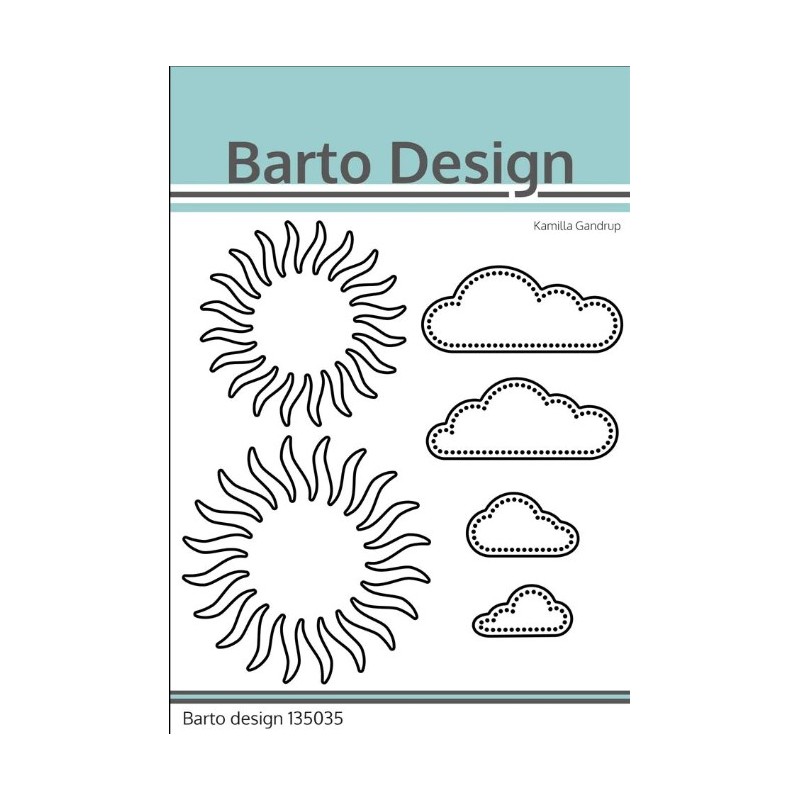 Barto Design Dies "Sun & Clouds" 6 delar
