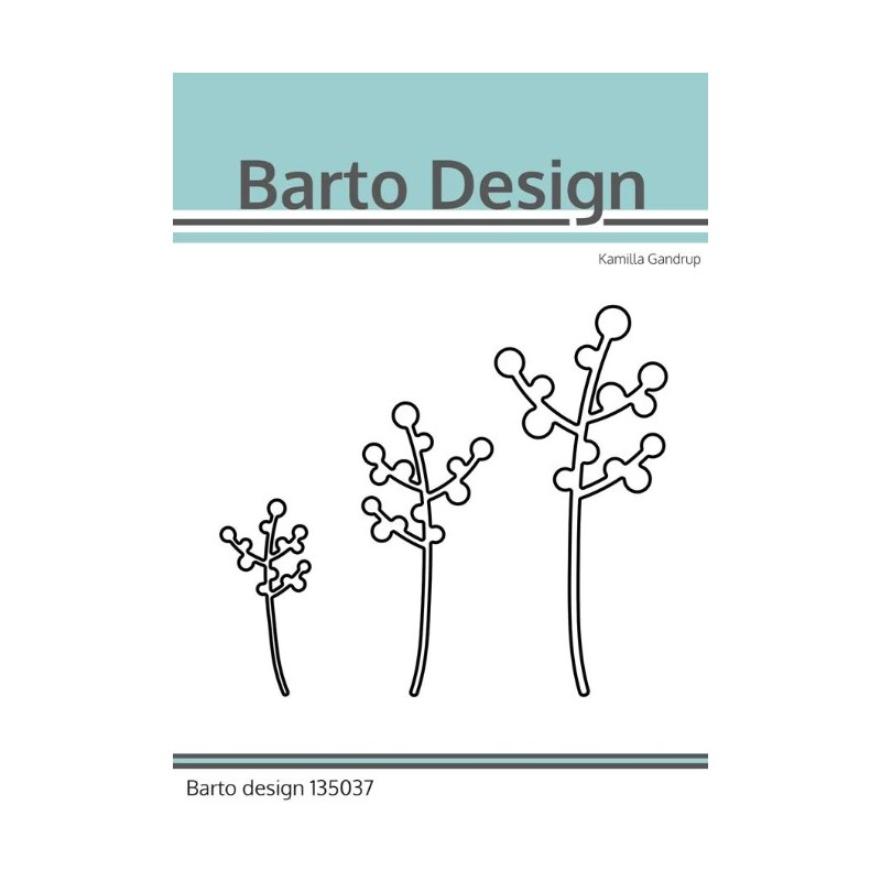 Barto Design Dies "Branches with berries" 3 delar