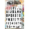 AALL & Create Stamp Grungy Alphabet AALL-TP-397 14,6x20cm
