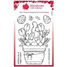 Woodware • Clear Singles Stamp Flower Pot Gnome