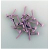 Nellie`s Choice Floral brads Pink 3mm 40 PC