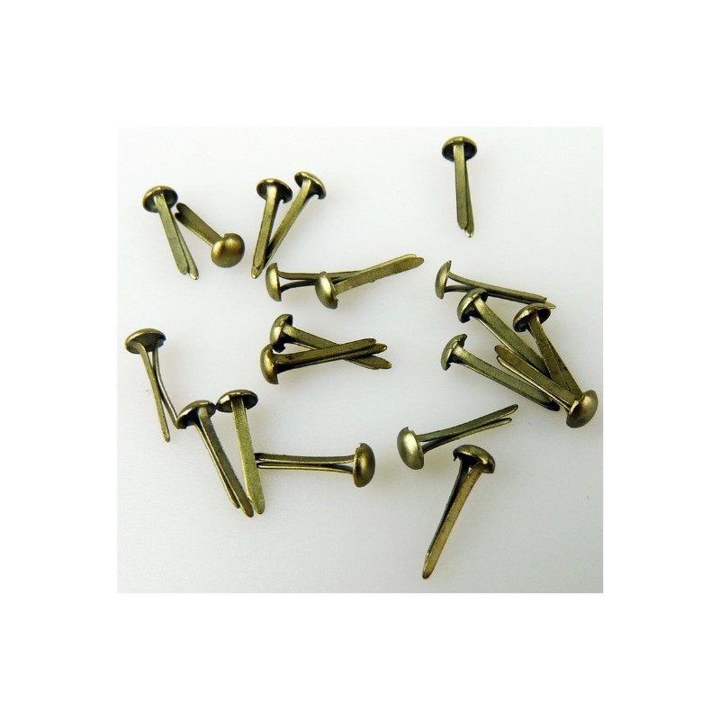 Nellie Snellen • Floral Brads 3mm (40pcs/pkg) Old Gold