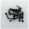 Nellie Snellen • Floral Brads 3mm (40pcs/pkg) Black