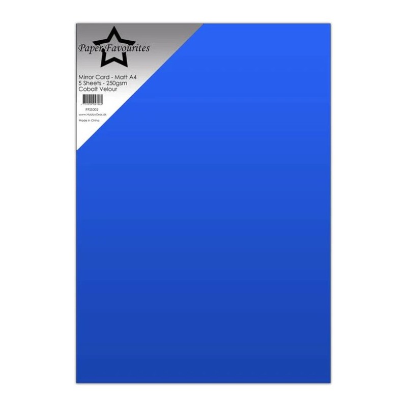 Paper Favourites Mirror Card MAT "Cobalt Velour" PFSS002