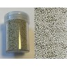 Mini pearls (holeless) Caviar Beads 0,8-1,0mm silver 22 gram