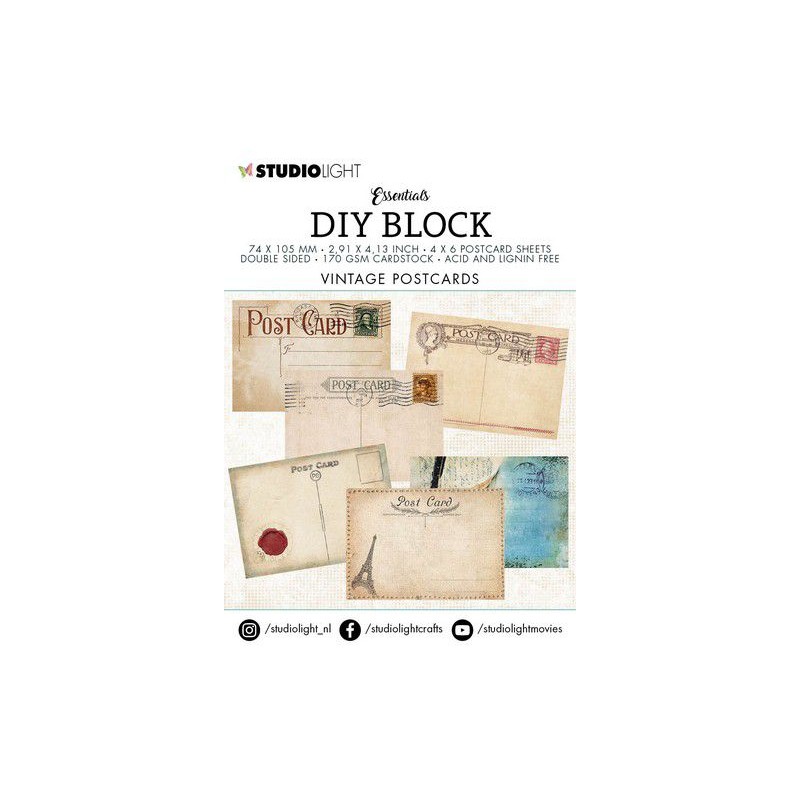 copy of Studio Light DIY Block mini Essentials nr.03 SL-ES-MC03 A7