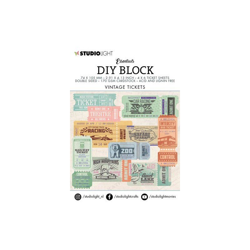 Studio Light DIY Block mini Essentials nr.01 SL-ES-MC01 A7