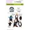 CraftEmotions clearstamps A6 - Penguin 1 Carla Creaties