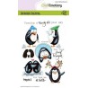 CraftEmotions clearstamps A6 - Penguin 2 Carla Creaties