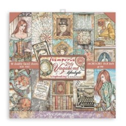 Stamperia Scrapbooking Small Pad 10 sheets cm 20,3X20,3 (8"X8") - Lady Vagabond Lifestyle