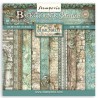 Stamperia Scrapbooking Small Pad 10 sheets cm 20,3X20,3 (8"X8") Backgrounds Selection Magic Forest