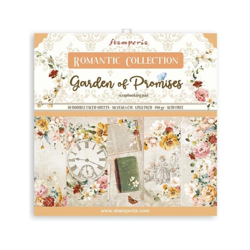 Scrapbooking Pad 10 sheets cm 30,5x30,5 (12"x12") - Garden of Promises