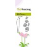 CraftEmotions Die - orchid with long stem 3D Card 5x10cm