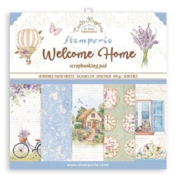 Scrapbooking Pad 10 sheets cm 30,5x30,5 (12"x12") Welcome Home