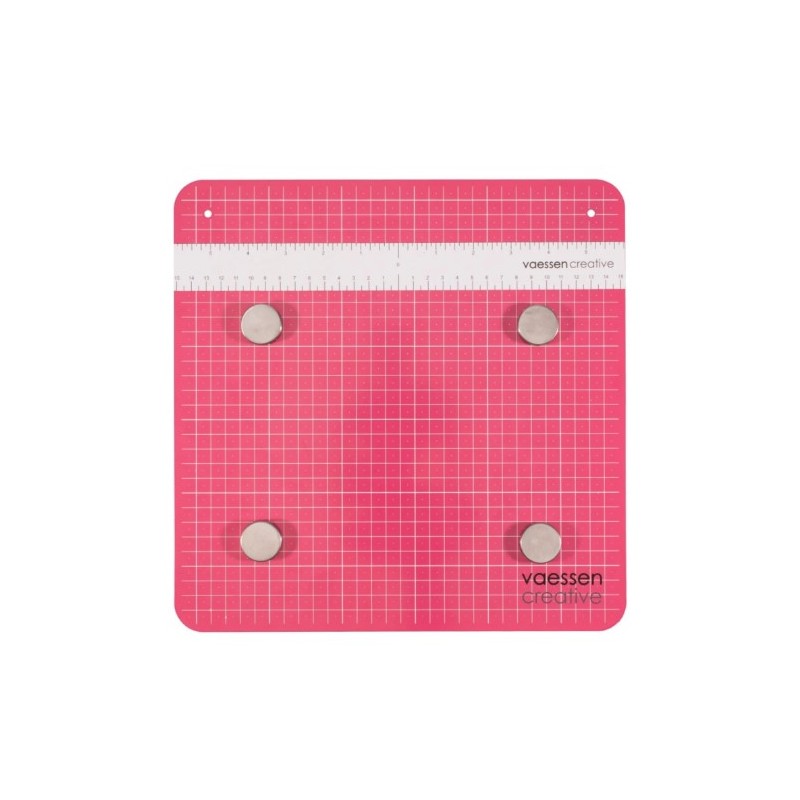 Vaessen Creative • Magnetic Work Mat 30,5x30,5cm Pink
