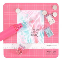 Vaessen Creative • Magnetic Work Mat 30,5x30,5cm Pink