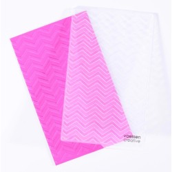 Vaessen Creative • Embossing Folder MINI  Zigzag Line 7,6x12,7 cm