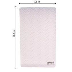 Vaessen Creative • Embossing Folder MINI  Zigzag Line 7,6x12,7 cm