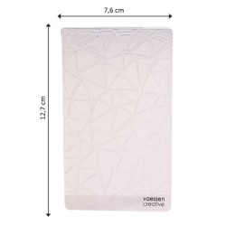 Vaessen Creative • Embossing Folder MINI Triangle Texture stl 7,5x12,6 cm
