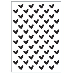 Vaessen Creative • Love It Embossing Folder A6 Hearts