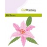 CraftEmotions Die - Lily 3D Card 11x9cm