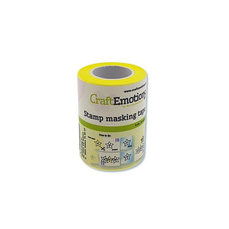 CraftEmotions stamp masking tape 6 cm - 10 meter