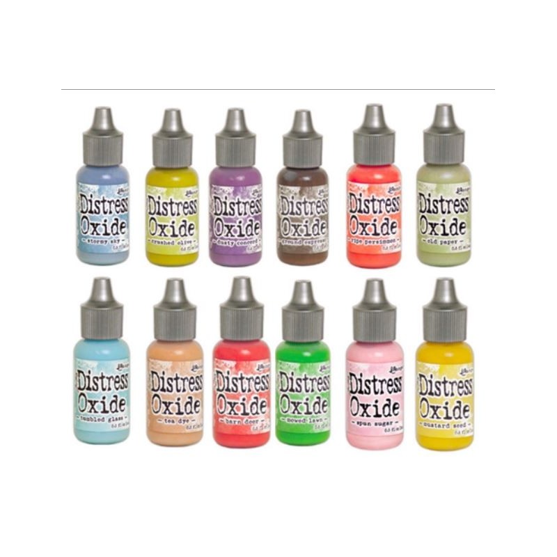 Ranger Distress 12st Oxide Re- Inker 14 ml - Paket kit (fjärde släppet)