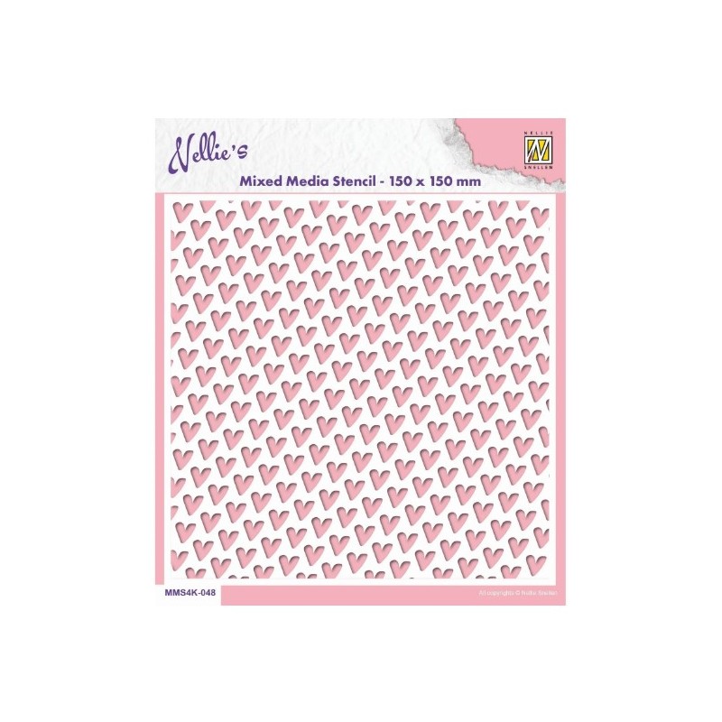 Nellie Choice • Stencil Hearts