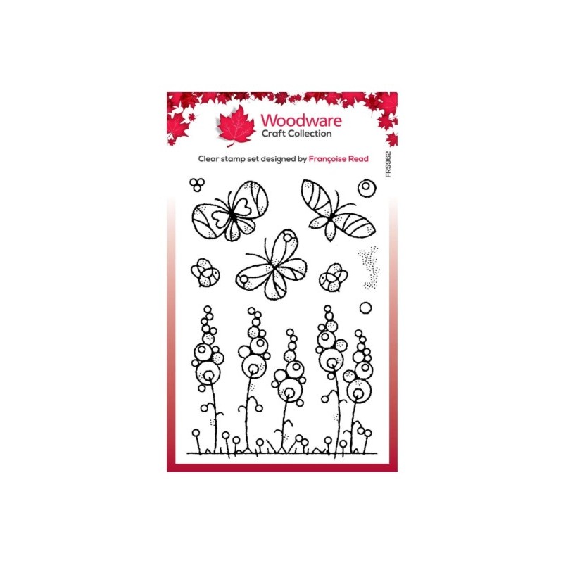 Woodware • Clear Singles Stamp Garden Border