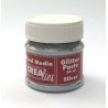 Crealies Glitter paste silver, 50 ml