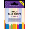 Multi Glue Drops Ultra Thin Transparanta 8mm 200 st 3.3150