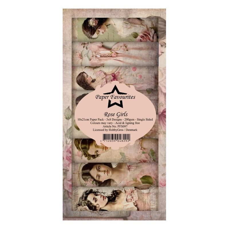 Paper Favourites Slim Card "Rose Girls" PFS097