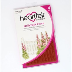 Heartfelt Hollyhock Fence...