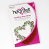 Heartfelt Budding Rose Heart Cling Stamp Set + Die set