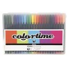 Colortime Fineliner Tusch  24 St. Spets 0,6-0,7 mm. Mixade Färger