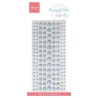 Marianne Design Glitter Enamel Dots "Light Blue" PL4526