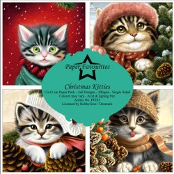 Paper Favourites Paper Pack "Christmas Kitties" PF253